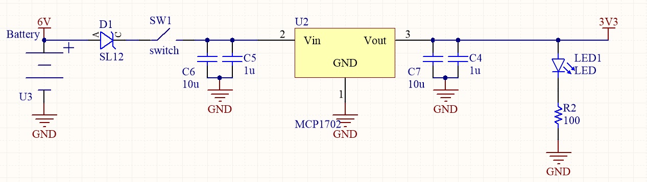 Power circuit schematic